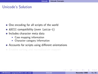 Unicode (and Python)