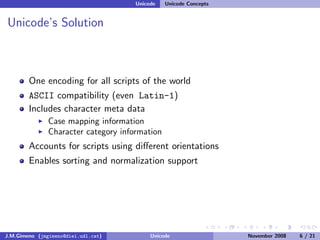 Unicode (and Python)