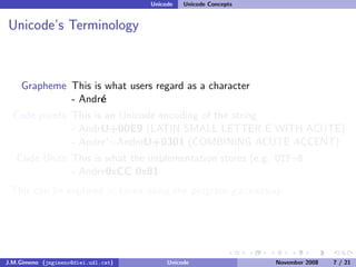 Unicode (and Python)