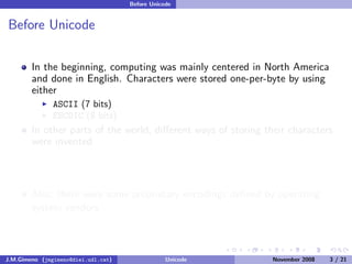 Unicode (and Python)