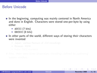 Unicode (and Python)