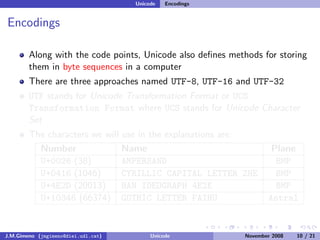 Unicode (and Python)