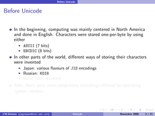 Unicode (and Python)