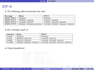 Unicode (and Python)