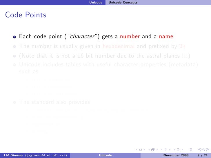Unicode (and Python)