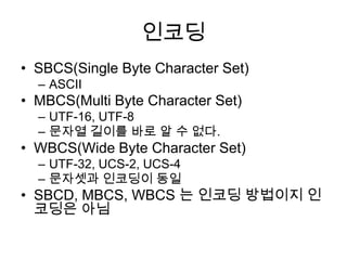 Referencehttp://ggaman.com/tt/896http://jof4002.net/Unicodehttp://www.animalpicturesarchive.com/jinsuk-kim/diary/read.php?2006/0203http://kaistizen.net/EE/index.php/weblog/comments/unicode_hangul_to_stdout/http://ideathinking.com/blog/?p=109http://rein.kr/blog/archives/280http://rein.kr/blog/archives/585http://namoda.springnote.com/pages/2017552http://kldp.org/node/93573http://en.wikipedia.org/wiki/Code_pagehttp://www.gpgstudy.com/gpgiki/%EC%9C%88%EB%8F%84%EC%9A%B0%20%EB%8B%A4%EA%B5%AD%EC%96%B4%20%ED%94%84%EB%A1%9C%EA%B7%B8%EB%9E%98%EB%B0%8D