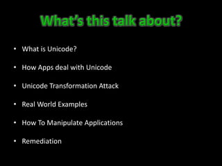 Unicode | PPT
