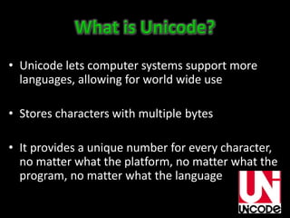 Unicode | PPTX