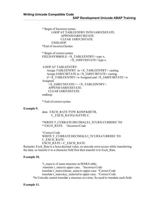 Unicode In Sap Abap1