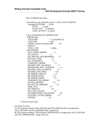 Unicode In Sap Abap1