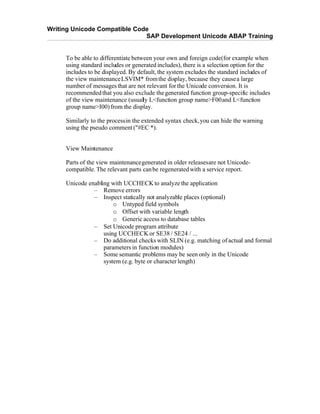 Unicode In Sap Abap1