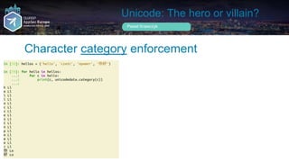 Unicode  the hero or villain  Slide 60