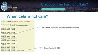 Unicode  the hero or villain  Slide 69