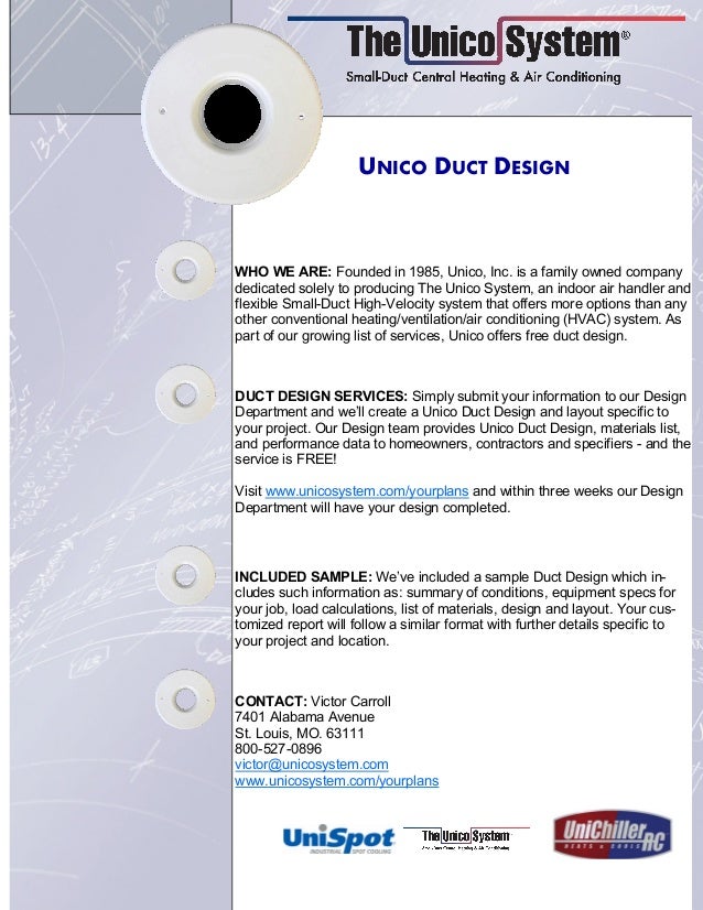 Unico Duct Design L Unique Indoor Comfort Libertyville