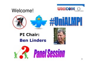 Ben Linders Advies

Welcome!



  PI Chair:
  Ben Linders



                                 3
 