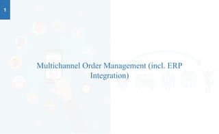 Multichannel Order Management (incl. ERP
Integration)
1
 