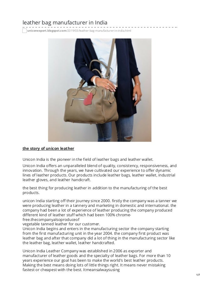 best bags company in the world