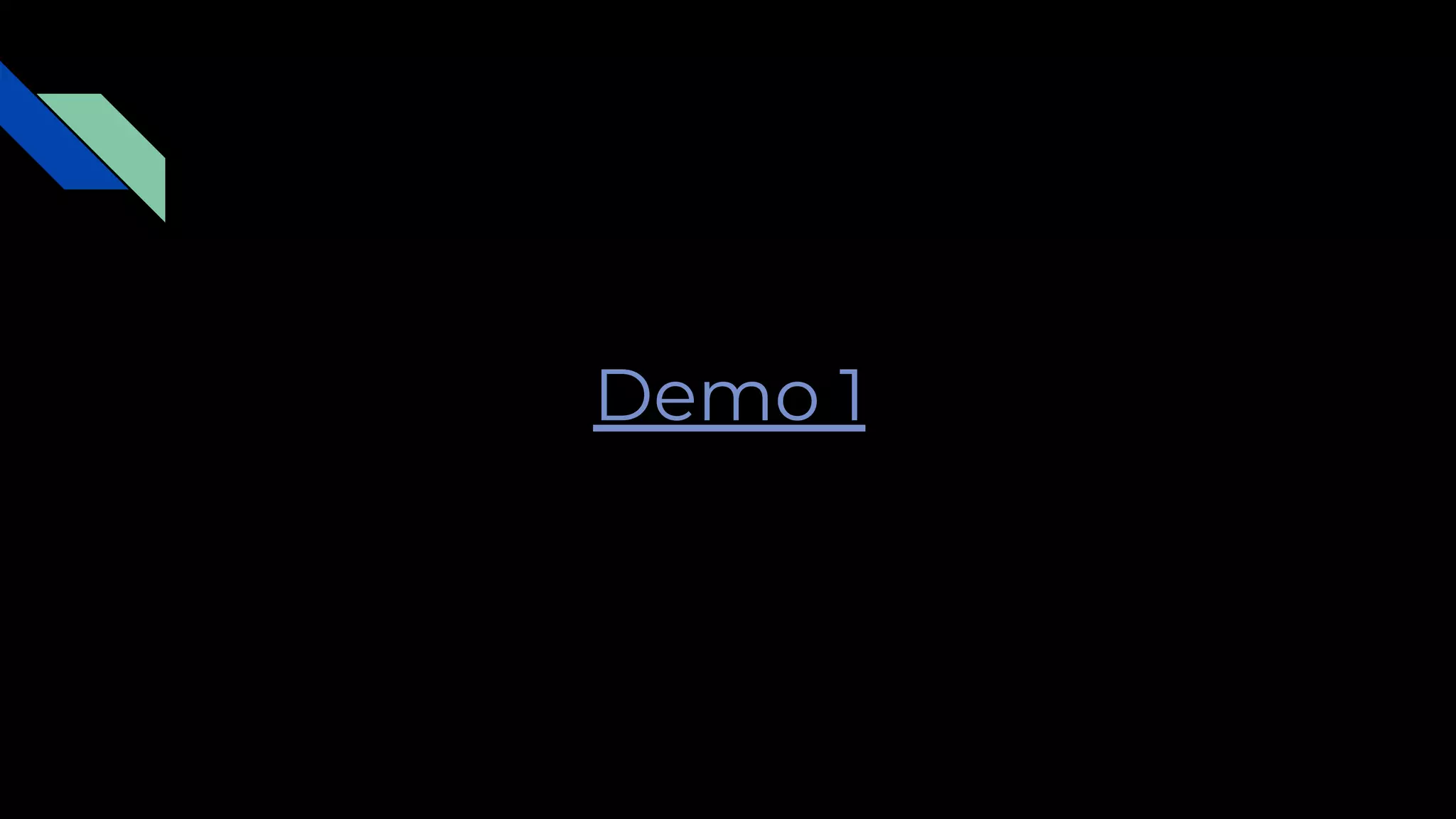Demo 1
 