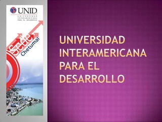 UNIVERSIDAD INTERAMERICANA PARA EL DESARROLLO 