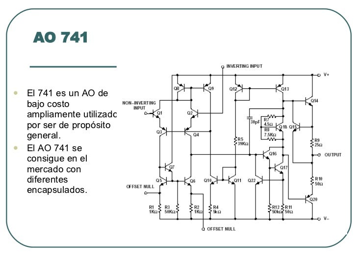 Hoja De Especificaciones Del Amplificador Operacional Lm741 - Descargar