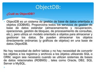 Unidad 2-bdoo | PDF