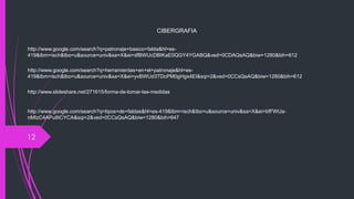 CIBERGRAFIA


http://www.google.com/search?q=patronaje+basico+falda&hl=es-
419&tbm=isch&tbo=u&source=univ&sa=X&ei=dfBWUcDBIKaE0QGY4YGABQ&ved=0CDAQsAQ&biw=1280&bih=612

http://www.google.com/search?q=herramientas+en+el+patronaje&hl=es-
419&tbm=isch&tbo=u&source=univ&sa=X&ei=yvBWUd3TDcPM0gHgx4EI&sqi=2&ved=0CCsQsAQ&biw=1280&bih=612

http://www.slideshare.net/271615/forma-de-tomar-las-medidas


http://www.google.com/search?q=tipos+de+faldas&hl=es-419&tbm=isch&tbo=u&source=univ&sa=X&ei=bfFWUa-
nMIzC4APu8ICYCA&sqi=2&ved=0CCsQsAQ&biw=1280&bih=647


12
 