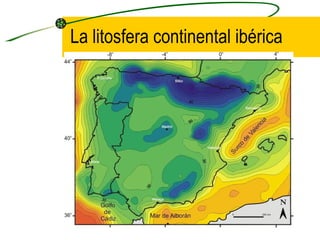 La litosfera continental ibérica 