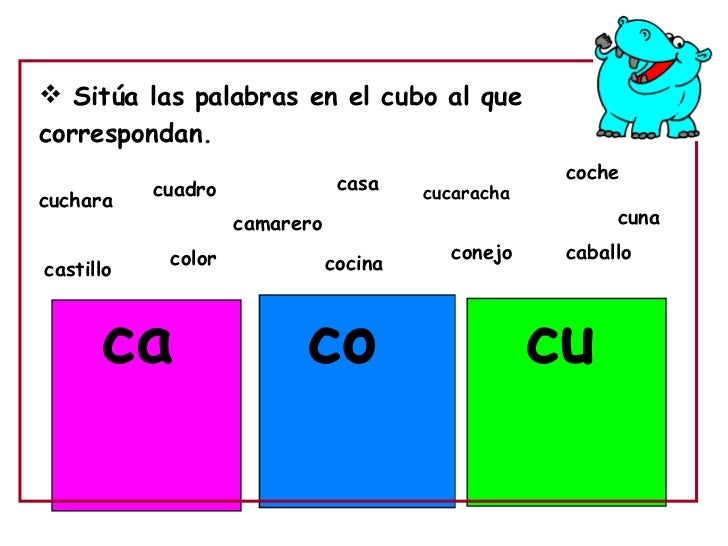 Resultado de imagen para ca co cu actividades