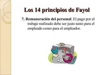 Los 14 principios de Fayol ,[object Object]