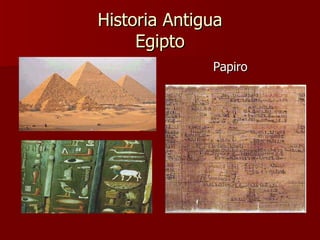Historia Antigua Egipto   Papiro  