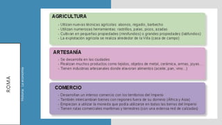 ROMA
Historia.Laeconomía
 
