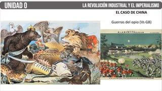 EL CASO DE CHINA
Guerras del opio (Vs GB)
 