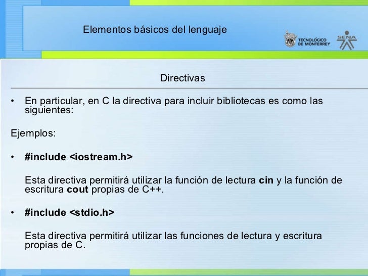 Resultado de imagen de c++ directivas