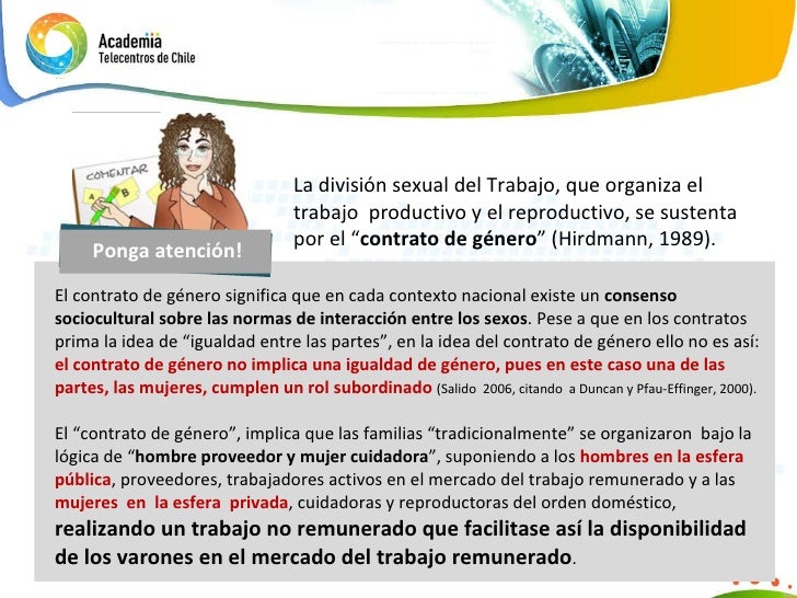 Unidad 1 División sexual del trabajo