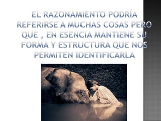 El contenido se refiere a lo  pensado objeto a tema.