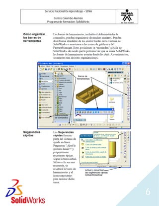 Servicio Nacional De Aprendizaje – SENA
Centro Colombo-Alemán
Programa de formación: SolidWorks
6
 