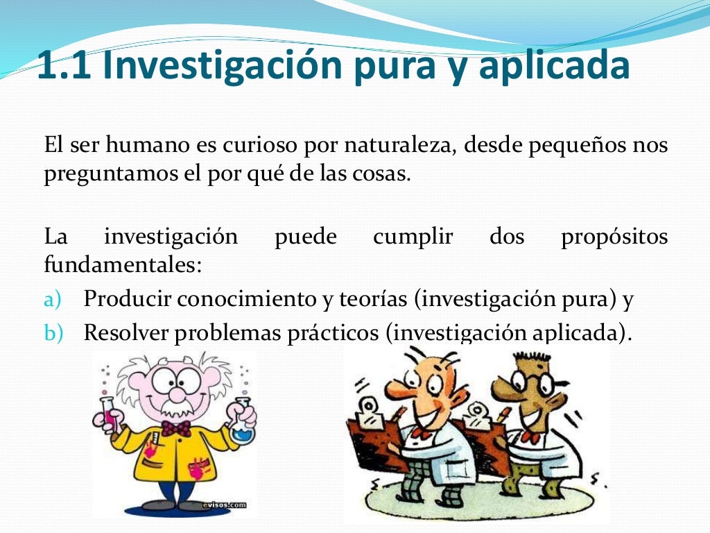 UNIDAD 1 TIPOS DE INVESTIGACION