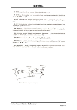 ROBOTICA
Instituto Superior Octubre – Pedernera V.
Página 59
 