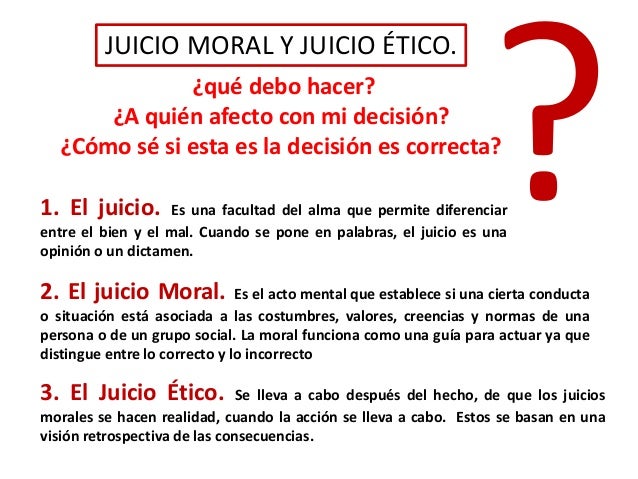25+ Cuadro Comparativo De Juicio Moral Y Juicio Etico