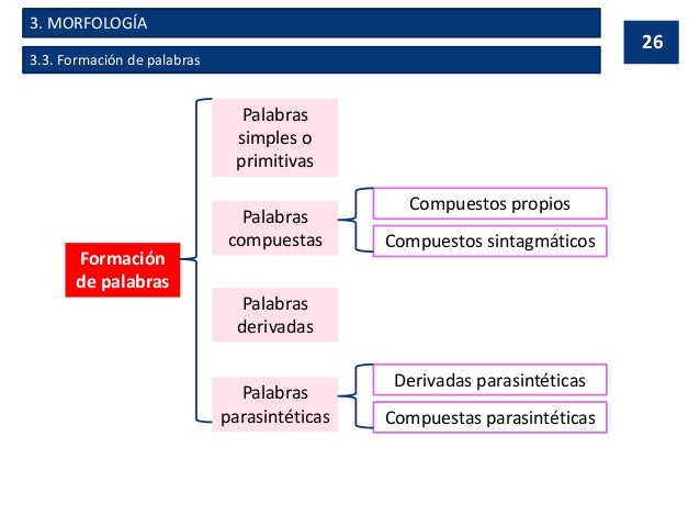 Unidad 1. El análisis morfológico y las clases de palabras (2017 20…