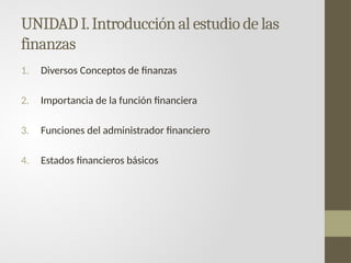 UNIDAD 1 finanzas internacionales para 3 lcp | PPTX
