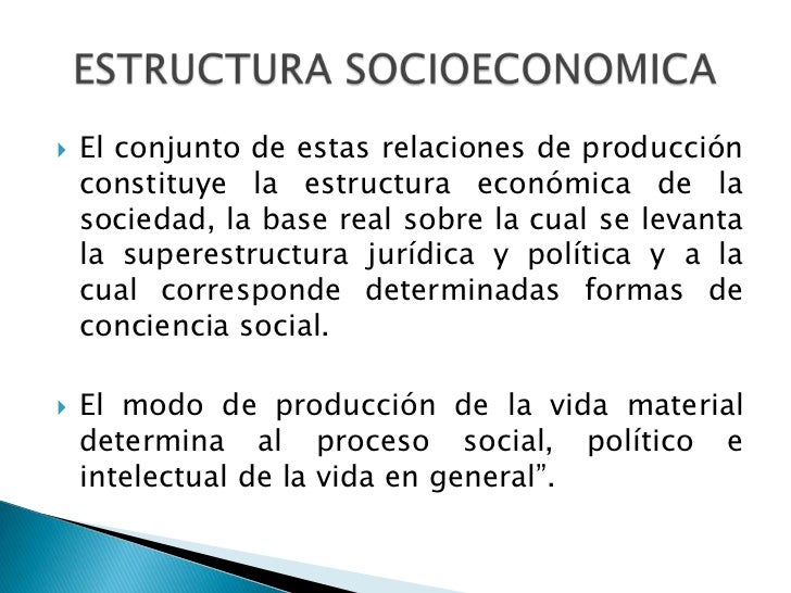 Unidad 1. 4 estructura socioeconomica