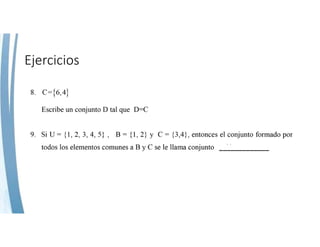 Ejercicios
 