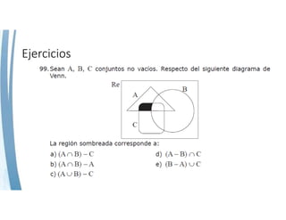 Ejercicios
 