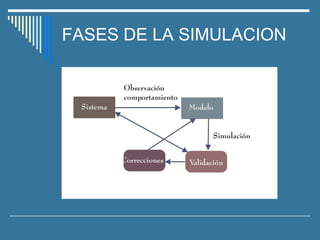 FASES DE LA SIMULACION
 