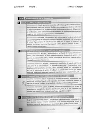 QUINTO AÑO UNIDAD 1 MARICEL VAIROLETTI
3
 