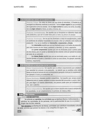 QUINTO AÑO UNIDAD 1 MARICEL VAIROLETTI
7
 