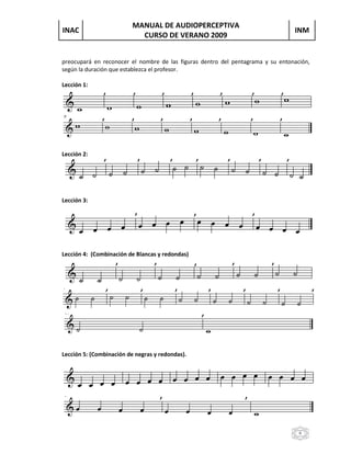 Unidad 1: Pentagrama, claves y figuras de notas