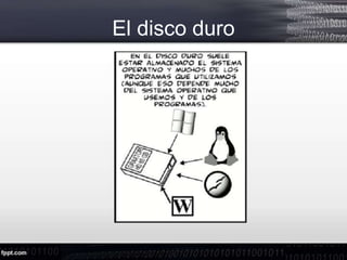 El disco duro
 
