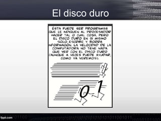 El disco duro
 